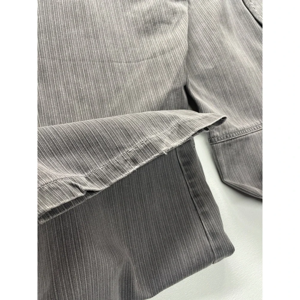 KUHL Mens 38x30 Gray‎ Pinstripe Work Utility Cargo Pants Cotton Relaxed Fit
